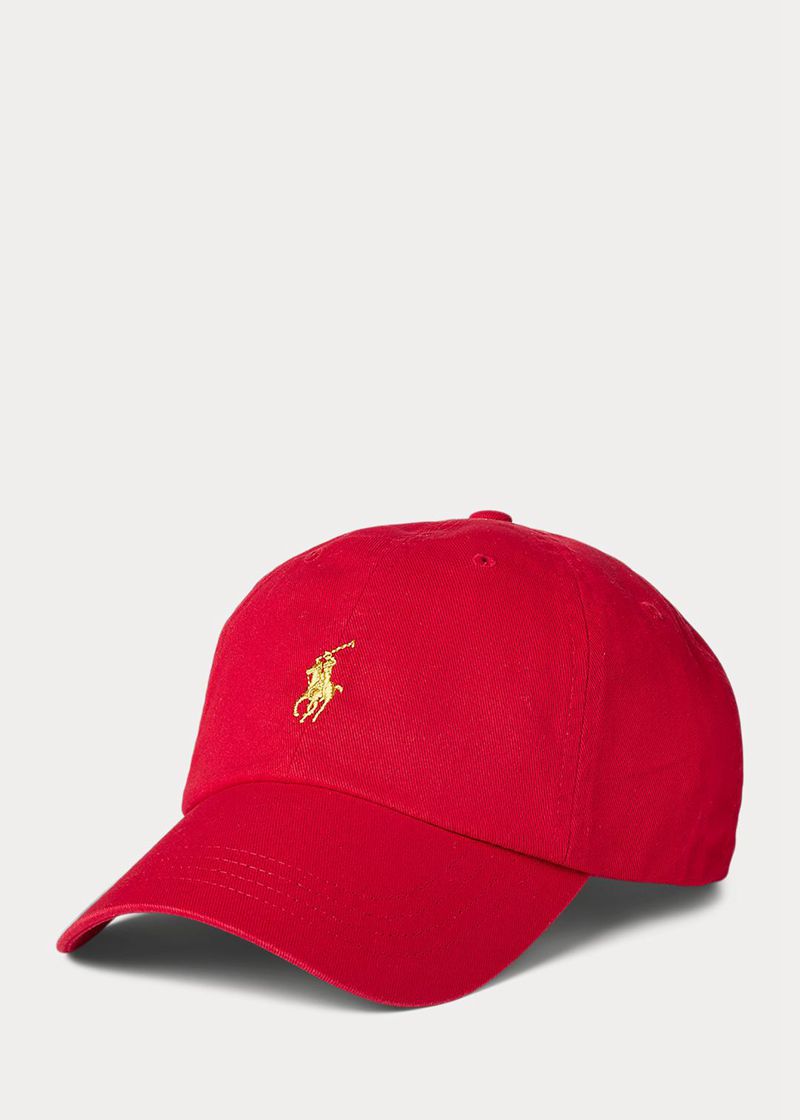 Gorra Polo Ralph Lauren Hombre Lunar New Year Twill Ball Chile Rojas FTUEA-8650